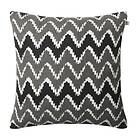 Chhatwal & Jonsson Ikat Bangalore utomhuskudde 50x50 cm Grey-black