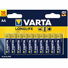 Varta Longlife AA Batteri 10-pack