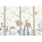 Komar Fototapet Forest Animals 400x280cm 8-delars INX8-065