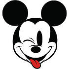Komar Fototapet Mickey Head Optimism röd DD1-057