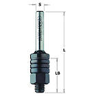 CMT Frässpindel 924,129.00; S=12 mm; L=97 mm