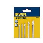 Irwin Tools 5-delar borrsats ; 4-10 mm