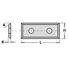 CMT Hyvelkniv 790,395.12; 39,5x12x1,5 mm; HWF1730; 1 st.