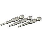 Wolfcraft Bits spår ; TRI-WING 1/2/3; 50 mm; 3 st.