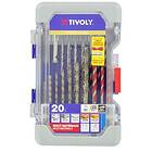 TIVOLY Universalborrsats Multi Material; 20 st.