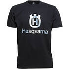 Husqvarna T-Shirt, marinblå stor logotype XXL