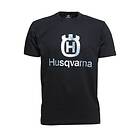 Husqvarna T-Shirt, marinblå stor logotype XL