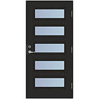 Scandidoor Ytterdörr OSCAR 9x20 Vä Svart Frost 73461
