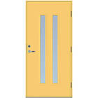 Scandidoor Ytterdörr Torp Duo 10x20 Hö Ljusgul Klar 77810