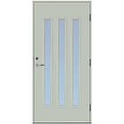 Scandidoor Ytterdörr Torp Trio 10x20 Hö Grön-grå Frost 77246