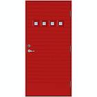 Scandidoor Ytterdörr NOT 10x21 Hö Röd Klar 80190