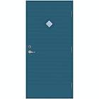 Scandidoor Ytterdörr KVIST 10x21 Vä Blå Klar 80335
