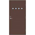 Scandidoor Ytterdörr NOT 10x21 Hö Brun Klar 80230