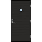 Scandidoor Ytterdörr KVIST 9x20 Vä Svart Klar 80281