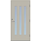Scandidoor Ytterdörr Torp Trio 10x20 Vä Ljusgrå Frost 77255