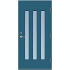 Scandidoor Ytterdörr Torp Trio 10x20 Hö Ljusblå Klar 77138