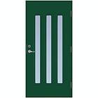 Scandidoor Ytterdörr Torp Trio 10x20 Vä Grön Klar 77955
