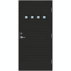 Scandidoor Ytterdörr NOT 10x21 Hö Svart Klar 80166