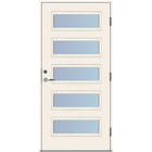 Scandidoor Ytterdörr OSCAR 9x20 Vä S-0502-Y Vit Frost 73421