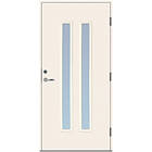 Scandidoor Ytterdörr Torp Duo 9x21 Vä S-0502-Y Vit Klar 77713