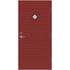 Scandidoor Ytterdörr KVIST 9x20 Vä Röd Klar 80249
