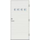 Scandidoor Ytterdörr NOT 10x21 Vä Vit Klar 80183