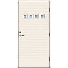 Scandidoor Ytterdörr NOT 9x20 Vä Vit Klar 80121