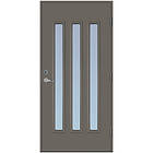 Scandidoor Ytterdörr Torp Trio 10x20 Hö Grå Klar 77962