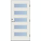 Scandidoor Ytterdörr OSCAR 9x20 Vä Snövit Frost 73477