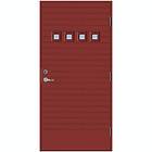 Scandidoor Ytterdörr NOT 9x20 Hö Röd Klar 80128