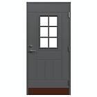 Leksandsdörren Ytterdörr Tibble Glas 9x20 H NCS S-6000-N 0920HV7G_Grå