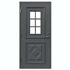 Leksandsdörren Ytterdörr Björkberg 10x21 V NCS S-6000-N 1021VV90G_Grå