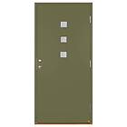 Leksandsdörren Ytterdörr Saltö Klarglas Grön 100x210 Höger S 5020-G70Y 1021HV48G_Grön