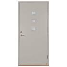 Leksandsdörren Ytterdörr Saltö Klarglas Ljusgrå 100x210 Vänster S 1502-Y50R 1021VV48G_LGrå