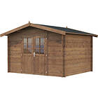 Palmako Friggebod Valentine 9,3m² (inv. 9,0m²) 338x276cm