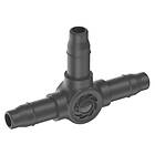 Gardena T-koppling Micro Drip System 4,6mm 3/16" 10p