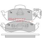 Metzger Bromsbeläggssats, skivbroms 1170281