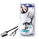 HQ Super Silver Scart - 2RCA 1.5m