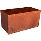 Kruka Corten Rektangulär 80x40x40 cm