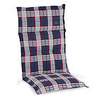 Hillerstorp Dyna Milano Hög 50x117x5 Cm Blå Rutig Dralon 9807225