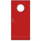 Swedoor Jeld-Wen Ytterdörr Coral Klarglas 9x21 V Röd 960995Num2570Y90R