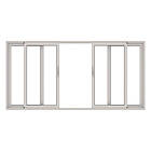 NorDan parskjutdörr HelAlu Aluminium 4-Delad 40X21 ASD-2