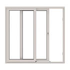 NorDan Skjutdörr HelAlu Aluminium 2-Delad 37X24 ASD