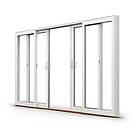 NorDan Parskjutdörr NTech Aluminium 4-Delad 480x200cm 4SA 48X20