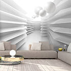 Arkiio Fototapet White Maze A3-3XLFT1488-A