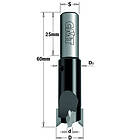 CMT 90° COUNTERSINK WITH PARALLEL SHANK HW Z2+2 S=10X25 D=4/12 RH