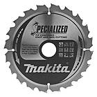 Makita Sågklinga för trä Specialized; 185x2x30 mm; Z20; 25°