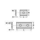 CMT Hyvelkniv 790,500.03; 50x12x1,5 mm; HWM; 1 st.