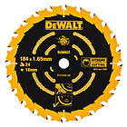 Dewalt Sågklinga för trä Extreme; 184x1,65x16,0 mm; Z24; 5°