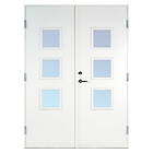 Scandidoor Parytterdörr KNOP PARDÖRR 15x20 Hö SnöVit Klar 87104
